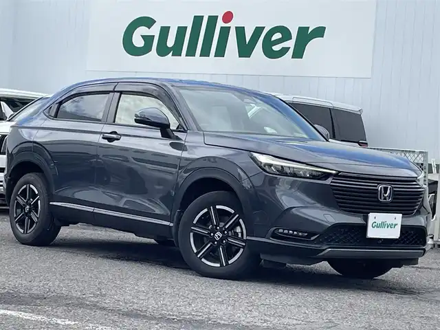 ホンダ ヴェゼル ハイブリッド e:HEV X 福島県 2023(令5)年 1.9万km メテオロイドグレーメタリック 純正ナビ(AM/FM/BT/フルセグTV）/プッシュスタート/バックカメラ/クルーズコントロール/パドルシフト/置くだけ充電/ダウンヒシスト/衝突軽減ブレーキ/横すべり防止/レーンキープアシスト/ビルトインＥＴＣ２．０/オートブレーキホールド/オートライト/コーナーセンサー/ドラレコ/純正フロアマッド/カーテンエアバッグ