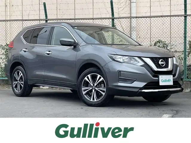 日産 エクストレイル 20X 東京都 2017(平29)年 6.9万km ダークメタルグレー 社外ナビ　/バックカメラ　/Ｂｌｕｅｔｏｏｔｈ　/電動リアゲート　/ドアミラーヒーター　/ＥＴＣ　/純正アルミホイール　/４WD　/エンジンスタートボタン　/ABS　/ダウンヒルアシストコントロール　/ステアリングスイッチ/オートライト