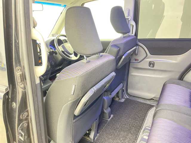 スズキ ソリオ バンディット DJE 兵庫県 2014(平26)年 5.1万km ブルーイッシュブラックパール3 ・社外ナビ（MDV-Z701）/CD/DVD/MSV/TV/・バックカメラ/・ETC/・両側パワースライドドア/・社外ドライブレコーダー/・クルーズコントロール/・レーダーブレーキサポート/・LEDヘッドライト/・社外16インチアルミホイール/・社外マフラー/・TEIN車高調/・スマートキー