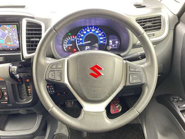 スズキ ソリオ バンディット DJE 兵庫県 2014(平26)年 5.1万km ブルーイッシュブラックパール3 ・社外ナビ（MDV-Z701）/CD/DVD/MSV/TV/・バックカメラ/・ETC/・両側パワースライドドア/・社外ドライブレコーダー/・クルーズコントロール/・レーダーブレーキサポート/・LEDヘッドライト/・社外16インチアルミホイール/・社外マフラー/・TEIN車高調/・スマートキー