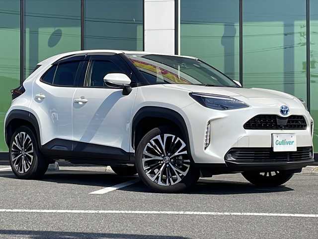 トヨタ ヤリスクロス ハイブリッド Z 福島県 2020(令2)年 3.5万km ホワイトパールクリスタルシャイン 純正ナビ　フルセグ/アップルカープレイ機能有/純正ビルトインETC/ヘッドアップディスプレイ/ブランイドスポットモニター/全方位カメラ/シートヒーター/パワーシート/セーフティセンス/オートハイビーム/純正フロアマット/純正ドアバイザー/スマートキー