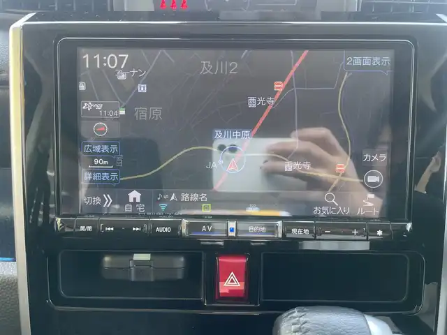 ダイハツ トール カスタムG リミテッドⅡ SAⅢ 石川県 2020(令2)年 3.7万km レーザーブルークリスタルシャイン 保証書/取扱説明書/社外メモリナビ（NMZL-Y70D）/フルセグTV・FM・AM・CD・SD・BT・USB/衝突軽減システム/クルーズコントロール/両側パワースライドドア/全周囲モニター/オートハイビーム/オートライト/LEDヘッドライト/フォグランプ/ETC2.0/純正AW１４インチ
