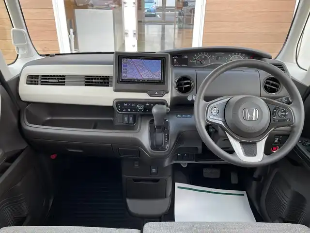 ホンダ Ｎ ＢＯＸ L 宮崎県 2021(令3)年 3.4万km クリスタルブラックパール ワンオーナー/社外ナビ/フルセグテレビ/バックカメラ/ACC/LKAS/片側パワースライドドア/車線逸脱警報/LEDヘッドライト/パーキングセンサー/シートヒーター/ベンチシート/スマートキー/USB