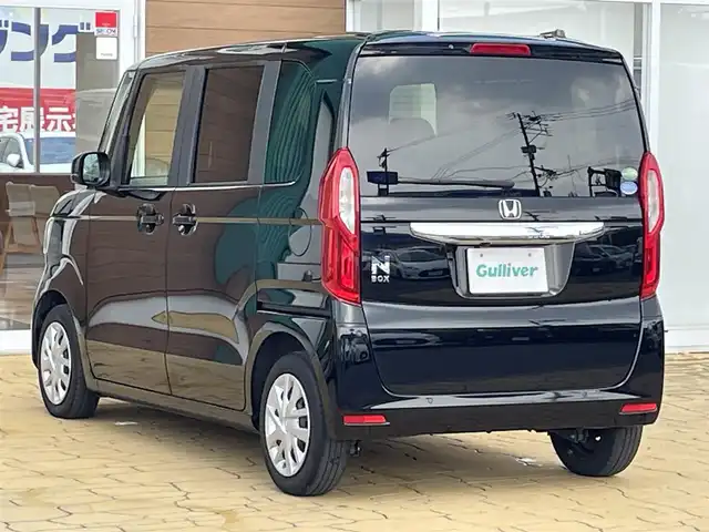 ホンダ Ｎ ＢＯＸ L 宮崎県 2021(令3)年 3.4万km クリスタルブラックパール ワンオーナー/社外ナビ/フルセグテレビ/バックカメラ/ACC/LKAS/片側パワースライドドア/車線逸脱警報/LEDヘッドライト/パーキングセンサー/シートヒーター/ベンチシート/スマートキー/USB