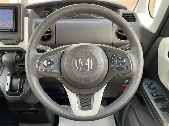 ホンダ Ｎ ＢＯＸ L 宮崎県 2021(令3)年 3.4万km クリスタルブラックパール ワンオーナー/社外ナビ/フルセグテレビ/バックカメラ/ACC/LKAS/片側パワースライドドア/車線逸脱警報/LEDヘッドライト/パーキングセンサー/シートヒーター/ベンチシート/スマートキー/USB
