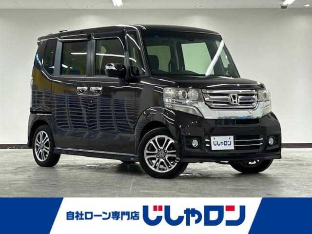 ホンダ Ｎ ＢＯＸ カスタム G Lパッケージ 静岡県 2017(平29)年 6.5万km プレミアムベルベットパープル・パール 純正ナビ/バックモニター/シティブレーキアクティブシステム/パワースライドドア/ＥＴＣ/横滑り抑制機能/ＥＣＯＮモード/ステアリングリモコン/オートエアコン/サイドアンダーミラー/スマートキー