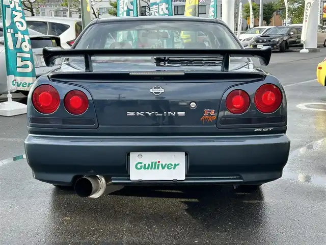 日産 スカイライン 25GT－X 長野県 2000(平12)年 7.5万km 紺Ⅱ 社外ナビ/・Bluetooth/CD/DVD/TV/サンルーフ/社外ETC/ドライブレコーダー/エアロ付き/純正16インチAW/社外ステアリング/電格ミラー/リモコンキー
