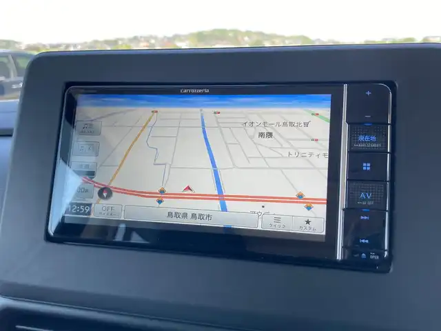 三菱 デリカミニ T プレミアム 鳥取県 2024(令6)年 0.9万km アメジストブラック ４WD・ターボ車/社外ナビ/フルセグ/DVD/CD/BT/ETC/アラウンドビューモニター/デジタルルームミラー/衝突軽減ブレーキ/マイパイロット/両側パワースライドドア/前席シートヒーター/ハーフレザーシート/LEDヘットライト/フォグライト/純正15インチアルミホイール/ルーフスポイラー/電動パーキングブレーキ/プッシュエンジンスタート/アイドリングストップ/フロアマット・バイザー