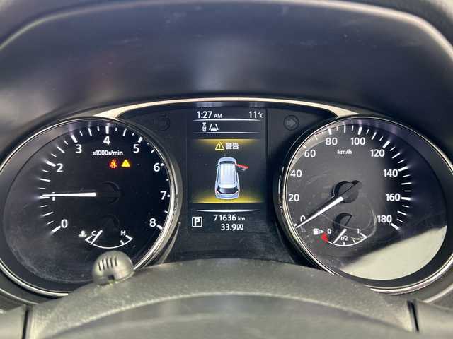 日産 エクストレイル 20X エマージェンシーブレーキ 奈良県 2014(平26)年 7.2万km 黒 純正7インチSDナビ/フルセグTV/Bluetoothオーディオ/DVD再生/バックカメラ/エマージェンシーブレーキ/車線逸脱警報/前後ソナー/横滑り防止/カプロンシート/４WD/ダウンヒルコントロール/ヒーテッドドアミラー/社外ETC/純正キセノンライト/純正フォグ/スマートキー/プッシュスタート/アイドリングストップ/ウインカーミラー/スペアキー