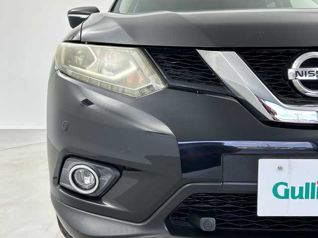 日産 エクストレイル 20X エマージェンシーブレーキ 奈良県 2014(平26)年 7.2万km 黒 純正7インチSDナビ/フルセグTV/Bluetoothオーディオ/DVD再生/バックカメラ/エマージェンシーブレーキ/車線逸脱警報/前後ソナー/横滑り防止/カプロンシート/４WD/ダウンヒルコントロール/ヒーテッドドアミラー/社外ETC/純正キセノンライト/純正フォグ/スマートキー/プッシュスタート/アイドリングストップ/ウインカーミラー/スペアキー