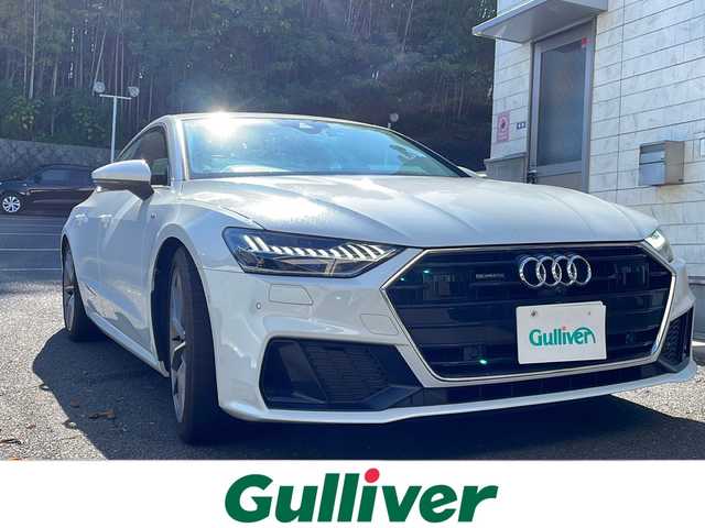 アウディ アウディ Ａ７ SB 40TDIクワトロ Sライン 京都府 2021(令3)年 4万km グレイシアホワイトメタリック 純正ナビ/フルセグTV/Bluetooth/全周囲カメラ/Bカメラ/イージークローザー/前席メモリ付パワーシート/全席シートヒーター/バーチャルコックピット＋/アンビエントライト/レーザーライト/Slineパッケージ/・スポーツサスペンション/・アウディサイドアシスト/・アウディプレセンスリヤ/・S line エクステリア/・デコラティブパネル マットブラッシュトアルミニウム/・マルチカラーアンビエントライティング/・マトリクスLEDヘッドライト　ダイナミックインディケーター付/・LEDリヤコンビネーションランプ