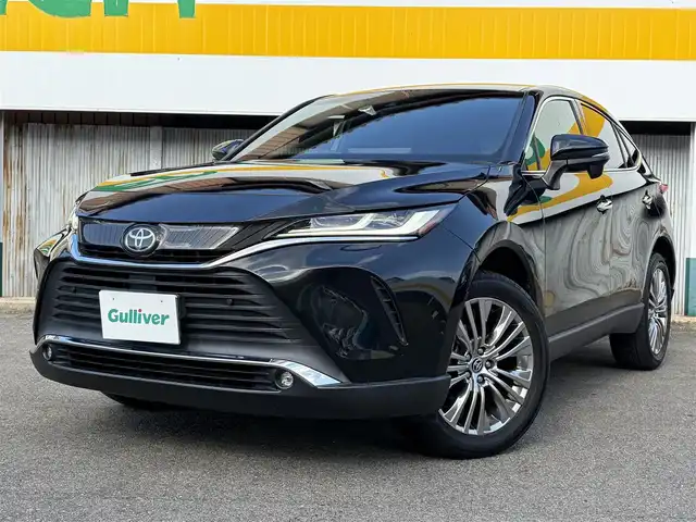 トヨタ ハリアー Z 三重県 2020(令2)年 7.2万km プレシャスブラックパール ワンオーナー/JBLサウンド/トヨタセーフティセンス/　・プリクラッシュセーフティ/　・レーントレーシングアシスト/　・ロードサインアシスト/　・ブラインドスポットモニター/　・クリアランスソナー/　・パーキングサポートブレーキ/　・レーダーグルーズコントロール/　・リアクロストラフィックアラート/　・ドライブモードセレクトスイッチ/メーカーナビ/　・ApppleCarPlay/　・AndroidAuto/　・Bluetooth/　・MiraCast/　・フルセグTV/　・AUX/純正デジタルインナーミラー（録画機能付き）/パワーバックドア/バックガイドモニター/スマートキー/プッシュスタート/オートマチックハイビーム/オートライト/LEDヘッドライト/LEDフォグライト/ハーブレザーシート/D席パワーシート/革巻きステアリング/ステアリングスイッチ/置くだけ充電/ビルトインETC2.0/オートリトラクタブルミラー/ウィンカーミラー/電子パーキングブレーキ/オートブレーキホールド/純正フロアマット/リア席充電用USBポートx２/スペアタイヤ/横滑り防止機能/サイド/カーテン/ニーエアバック