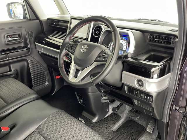 スズキ スペーシア カスタム HYBRID XS ターボ 宮崎県 2020(令2)年 3.6万km ムーンライトバイオレットPM 〇ディーラーナビ【CN-RZ866】/〇CD/DVD/BT/USB/〇360度カメラ/〇両側パワスラ/〇ACC/〇パドルシフト/〇シートヒーター(D席)/〇HUD/〇LEDヘッドライト/〇オートライト/〇オートハイビーム/〇プッシュスタート/〇スマートキー/〇リアコーナーセンサー/〇ステアリングスイッチ/〇前フォグライト/〇ハーフレザーシート/〇ウィンカーミラー/〇電格ミラー/〇ドアバイザー