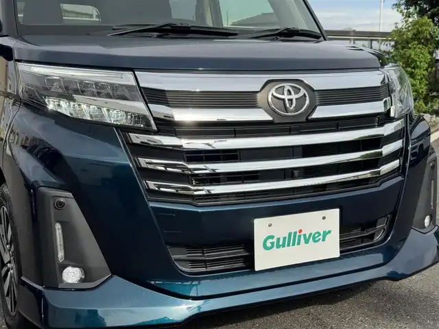 トヨタ ルーミー カスタムG 千葉県 2020(令2)年 4.5万km レーザーブルークリスタルシャイン ワンオーナー/純正ナビ（NSZT-Y68T）/フルセグTV/Bluetooth/全方位カメラ/バックカメラ/両側パワースライド/レーダークルーズコントロール/レーンキープアシスト/衝突軽減システム/コーナーセンサー/オートホールド/電動パーキング/LEDヘッドライト/オートライト/ステアリングスイッチ/純正14インチAW/ビルトインETC/前後ドライブレコーダー/プッシュスタート/スマートキー/純正フロアマット/純正ドアバイザー/アイドリングストップ/横滑り防止装置/ABS/盗難防止装置/保証書/取扱説明書