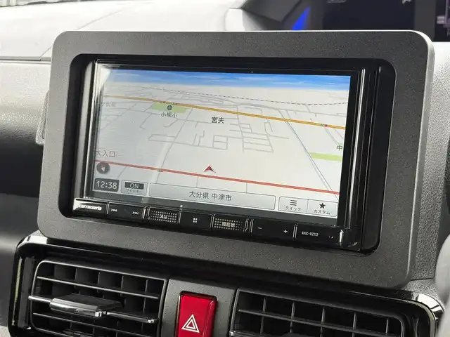 ダイハツ タント カスタム X 大分県 2022(令4)年 1.2万km ブラックマイカメタリック/シャイニングホワイトパール ・社外ナビ(BT/USB)/・バックモニター/・両側パワースライドドア/・スマートアシスト/・コーナーセンサー/・オートハイビーム/・ステアリングリモコン/・シートヒーター/・ブレーキホールド/・ドライブレコーダー/・ETC/・スマートキー/・純正アルミホイール