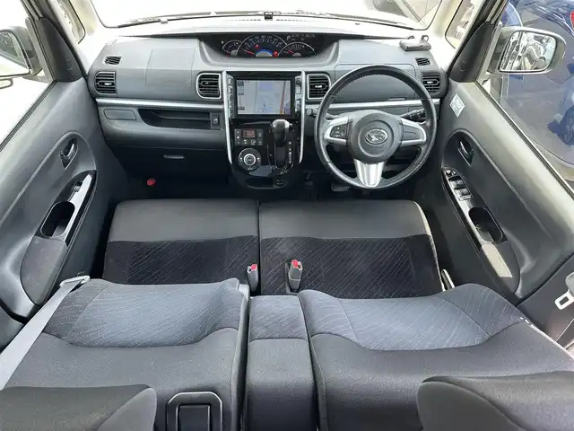 ダイハツ タント カスタム RS SA 滋賀県 2014(平26)年 8.6万km パールホワイトⅢ 禁煙車/純正8型メモリーナビ/・CD/DVD/フルセグ/Bluetooth/バックカメラ/両側自動スライドドア/純正LEDヘッドライト/ステアリングスイッチ/純正１５AW/横滑り防止/衝突軽減ブレーキ/オートライト/ETC/プッシュスタート/スマートキー