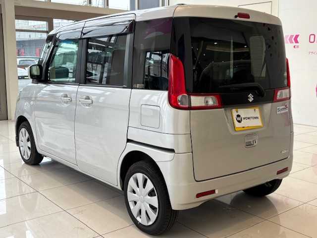 スズキ スペーシア X 埼玉県 2013(平25)年 5.7万km シルキーシルバーメタリック SDナビ/　　CD/ワンセグ/左側パワースライドドア/アイドリングストップ/USBポート/スマートキー2本/禁煙車