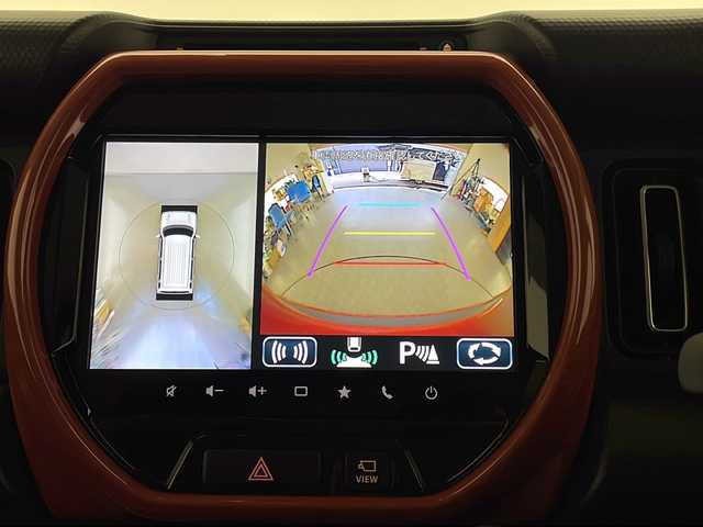 スズキ ハスラー HYBRID X 宮崎県 2020(令2)年 4.8万km バーミリオンオレンジ/ガンメタリック2トーン 禁煙車/衝突被害軽減ブレーキ/純正9型スマホ連携ナビTV/（CD/DVD/FMAM/Bluetooth/フルセグTV)/純正LEDオートライト/純正LEDフォグ/純正15インチアルミ/純正セキュリティアラーム/純正フロアマット/社外前後ドライブレコーダー/レーンディパーチャーアラート/クリアランスソナー/エネチャージ/オートエアコン/ウインカードアミラー/前席シートヒーター/本革巻ハンドル/スマートキー/プッシュエンジンスタート/スペアキー/新車時保証書/取扱い説明書