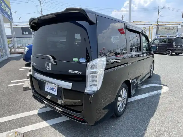 ホンダ ステップワゴン スパーダ Z インターナビセレ 熊本県 2013(平25)年 9万km プレミアムスパークルブラックパール (株)IDOMが運営する【じしゃロン熊本店】の自社ローン専用車両になりますこちらは現金またはオートローンご利用時の価格です。自社ローンご希望の方は別途その旨お申付け下さい/純正HDDナビ【9NW3】/　（ワンセグTV・DVD・CD・USB・AM/FM）/ビルトインETC/バックカメラ/アイドリングストップ/横滑り防止装置/オートライト/パドルシフト/電動格納ウィンカーミラー/ISOFIX/ドアバイザー/純正フロアマット/純正16インチアルミホイール/純正HIDヘッドライト