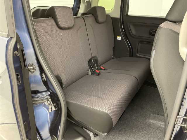 スズキ ワゴンＲ スマイル HYBRID S 新潟県 2021(令3)年 3.2万km インディゴブルーメタリック/ホワイト2トーン 4WD/純正9インチメモリナビ・フルセグTV/全方位モニター/CD・DVD・Bluetooth/両側パワースライドドア/前席シートヒーター/セーフティサポート/デュアルカメラブレーキサポート/誤発進抑制機能/レーンキープアシスト/ハイビームアシスト/コーナーセンサー/横滑り防止装置/充電用USBボート/スマートキー/プッシュスタート