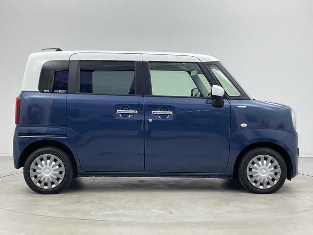 スズキ ワゴンＲ スマイル HYBRID S 新潟県 2021(令3)年 3.2万km インディゴブルーメタリック/ホワイト2トーン 4WD/純正9インチメモリナビ・フルセグTV/全方位モニター/CD・DVD・Bluetooth/両側パワースライドドア/前席シートヒーター/セーフティサポート/デュアルカメラブレーキサポート/誤発進抑制機能/レーンキープアシスト/ハイビームアシスト/コーナーセンサー/横滑り防止装置/充電用USBボート/スマートキー/プッシュスタート
