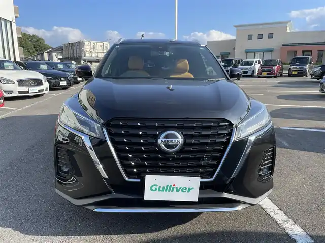 日産 キックス X ツートーンインテリアED 長崎県 2020(令2)年 5.9万km ピュアブラック ワンオーナー/純正ナビ/プロパイロット/アラウンドビューモニター/エマージェンシーブレーキ/レーンキープアシスト/デジタルインナーミラー/純正ドライブレコーダー/ＥＴＣ/シートヒーター/ステアスイッチ/ステアリングヒーター/スペアキー/オートライト/LEDヘッドライト/新車保証書/取扱説明書