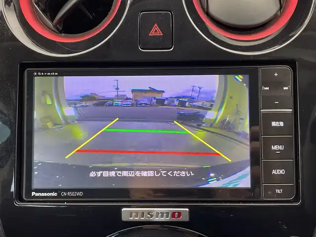 日産 ノート ニスモS 栃木県 2016(平28)年 6.8万km スーパーブラック 社外ナビ/（CD/DVD/SD/Bluetooth/フルセグテレビ）/バックカメラ/ドアバイザー/ETC/ドライブレコーダー/オートライト/LEDヘッドライト/スマートキー/プッシュスタート/電動格納ミラー/BBSアルミホイール/純正フロアマット