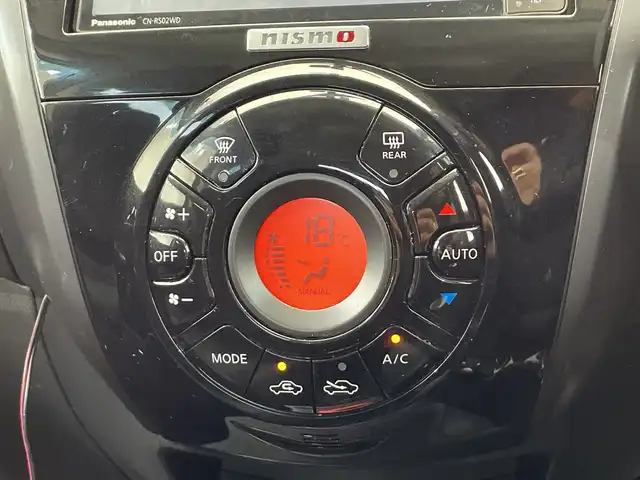 日産 ノート ニスモS 栃木県 2016(平28)年 6.8万km スーパーブラック 社外ナビ/（CD/DVD/SD/Bluetooth/フルセグテレビ）/バックカメラ/ドアバイザー/ETC/ドライブレコーダー/オートライト/LEDヘッドライト/スマートキー/プッシュスタート/電動格納ミラー/BBSアルミホイール/純正フロアマット