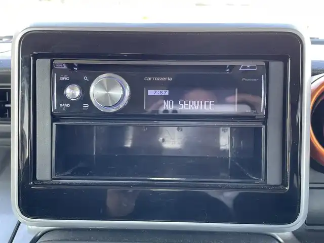 スズキ スペーシア ギア HYBRID XZ 青森県 2019(平31)年 4.1万km オフブルーメタリック/ガンメタリック2トーンルーフ ワンオーナー/４ＷＤ/社外オーディオ/両側パワースライドドア/パーキングセンサー/車線逸脱防止/衝突軽減ブレーキ/横滑り防止/純正ＬＥＤヘッドライト/フォグランプ/シートヒーター/アイドリングストップ/ＥＴＣ/取扱説明書/保証書