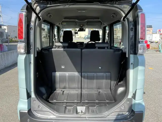 スズキ スペーシア ギア HYBRID XZ 青森県 2019(平31)年 4.1万km オフブルーメタリック/ガンメタリック2トーンルーフ ワンオーナー/４ＷＤ/社外オーディオ/両側パワースライドドア/パーキングセンサー/車線逸脱防止/衝突軽減ブレーキ/横滑り防止/純正ＬＥＤヘッドライト/フォグランプ/シートヒーター/アイドリングストップ/ＥＴＣ/取扱説明書/保証書