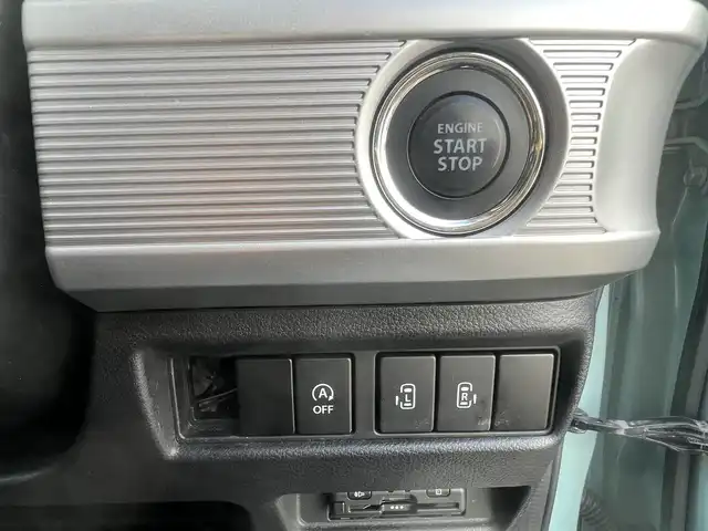 スズキ スペーシア ギア HYBRID XZ 秋田県 2019(平31)年 4.1万km オフブルーメタリック/ガンメタリック2トーンルーフ ４WD/衝突軽減システム/LEDヘッドライト/両側パワースライドドア/社外カーオーディオ（CD/BT/AM/FM）/スマートキー/アイドリングストップ/プッシュスタート/レーンキープアシスト/オートマチックハイビーム/コーナーセンサー/ステアリングスイッチ/前席シートヒーター/ビルトインETC/ドライブレコーダー/ルーフレール/ルーフキャリア/純正フロアマット/社外ドアバイザー/オートライト/オートエアコン/パワーステアリング/パワーウィンドウ/横滑り防止/盗難防止装置/寒冷地仕様/電動格納ウィンカーミラー