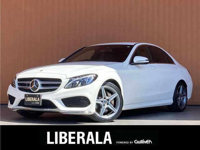 メルセデス・ベンツ Ｃ２２０ｄ ローレウスエディション 愛知県 2017(平29)年 3.9万km ポーラホワイト AMGラインインテリア・エクステリア /黒革 /パワーシート /シートヒーター/レーダーセーフティパッケージ /ACC /BSM /LKA /純正HDDナビ/バックカメラ /フルセグTV /LEDヘッドライト/オートライト/ETC/スマートキー/純正18インチアルミホイール