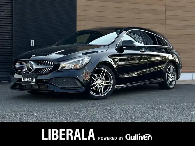 メルセデス・ベンツ ＣＬＡ１８０ Sブレイク　スポーツ 宮崎県 2017(平29)年 4.5万km コスモスブラック 純正HDDナビゲーション/・フルセグTV/・CD/・DVD/・Bluetooth/・AM FM/バックカメラ/・コーナーセンサー/アクティブクルーズコントロール/・レーンキープ/パワーバックドア/ブラインドスポットモニター/衝突軽減/ETC/純正LEDヘッドライト/・オートライト/純正フロアマット/純正アルミホイール18インチ/ハーフレザーシート/・DN席シートヒーター/・D席パワーシート/スマートキー/プッシュスタート/純正18インチAMGアルミホイール
