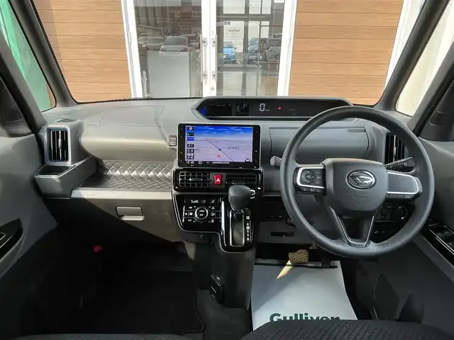 ダイハツ タント カスタム X セレクション 宮崎県 2020(令2)年 6.5万km シャイニングホワイトパール 両側パワースライドドア/純正メモリーナビ(Bluetooth/CD/DVD)/フルセグテレビ/バックカメラ/全周囲カメラ/アイドリングストップ/ドライブレコーダー/LEDヘッドライト/オートライト/純正フロアマット/シートヒーター/純正アルミホイール/横滑り防止装置/衝突軽減システム/カーテンエアバッグ/スマートキー/プッシュスタート/ステアリングスイッチ/ABS