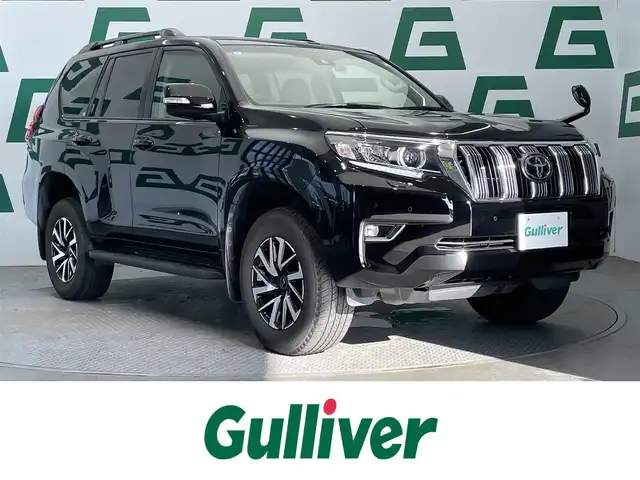 トヨタ ランドクルーザー プラド TX Lパッケージ 鹿児島県 2021(令3)年 4万km ブラック 禁煙　/純正ナビ（CD/DVD/Bluetooth/フルセグTV）　/サンルーフ　/トヨタセーフティセンス　/追従型クルーズコントロール　/前席パワーシート　/バックカメラ　/前席シートヒーター　/前席シートベンチレーション　/LEDヘッドライト　/オートライト/オートマチックハイビーム/前方ドライブレコーダー/ETC　/フロアマット/モデリスタアルミホイール