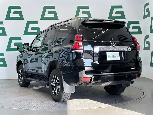 トヨタ ランドクルーザー プラド TX Lパッケージ 鹿児島県 2021(令3)年 4万km ブラック 禁煙　/純正ナビ（CD/DVD/Bluetooth/フルセグTV）　/サンルーフ　/トヨタセーフティセンス　/追従型クルーズコントロール　/前席パワーシート　/バックカメラ　/前席シートヒーター　/前席シートベンチレーション　/LEDヘッドライト　/オートライト/オートマチックハイビーム/前方ドライブレコーダー/ETC　/フロアマット/モデリスタアルミホイール