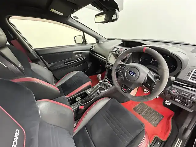 スバル ＷＲＸ ＳＴＩ STI タイプS 道央・札幌 2018(平30)年 6.4万km クリスタルブラックシリカ 後期E型/AWD/ドライバーズコントロールセンターデフ/クロスレシオ６速マニュアルミッション/ビルシュタインダンパー/bremboブレーキ/ドリルドブレーキ/STIスポイラー/blitzタワーバー/SI-DRIVE/アドバンスドセイフティパッケージ/スバルリヤビークルディテクション/ハイビームアシスト/ビークルダイナミクスコントロール/ヒルスタートアシスト/パワーシート/シートヒーター/RECARO製アルカンターラ本革シート/純正ナビ/（CD/DVD/フルセグ/USB/Bluetooth）/バック・サイド・フロントモニター/ETC/LEDヘッドランプ/18インチアルミホイール