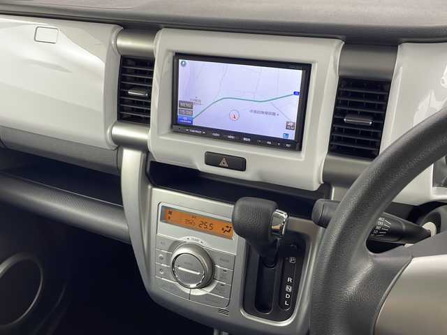 スズキ ハスラー G 愛知県 2015(平27)年 2.5万km スチールシルバーM 純正ナビ/ワンセグTV・CD/プッシュスタートボタン/スマートキー/スペアキー１本/オートエアコン/横滑り防止装置/衝突被害軽減システム/D席ヒートシーター/純正フロアマット/アイドリングストップ/保証書/取扱説明書