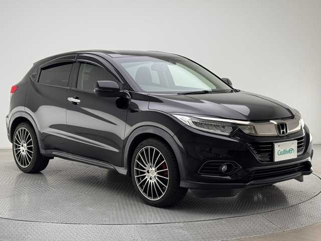 ホンダ ヴェゼル X ホンダセンシング 兵庫県 2019(平31)年 9.5万km クリスタルブラックパール 純正メモリナビ/フルセグ CD DVD BT MSV/レーダークルーズコントロール/衝突軽減ブレーキ/LKA/ビルトインETC/バックカメラ/社外19インチアルミホイール/LEDヘッドライト/フォグライト/オートライト/スマートキー/スペアキー/純正アルミサマータイヤ付き積み込み