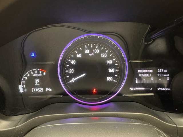 ホンダ ヴェゼル X ホンダセンシング 兵庫県 2019(平31)年 9.5万km クリスタルブラックパール 純正メモリナビ/フルセグ CD DVD BT MSV/レーダークルーズコントロール/衝突軽減ブレーキ/LKA/ビルトインETC/バックカメラ/社外19インチアルミホイール/LEDヘッドライト/フォグライト/オートライト/スマートキー/スペアキー/純正アルミサマータイヤ付き積み込み