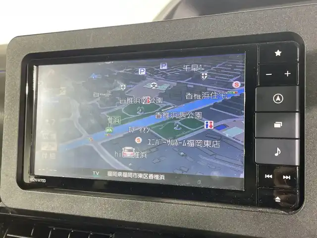 ダイハツ タント カスタム X セレクション 福岡県 2020(令2)年 4万km シャイニングホワイトパール 純正7インチメモリーナビゲーション/バックカメラ/フルセグテレビ/CD DVD BT/ETC/ベンチシート/ステアリングスイッチ/テレビキッド/両側パワースライドドア/フロアマット/ドアバイザー/スマートキー/プッシュスタートエンジン/シートヒーター（D/N)/ハーフレザーシート/ドライブレコーダー/LEDヘッドライト/純正14インチアルミホイール