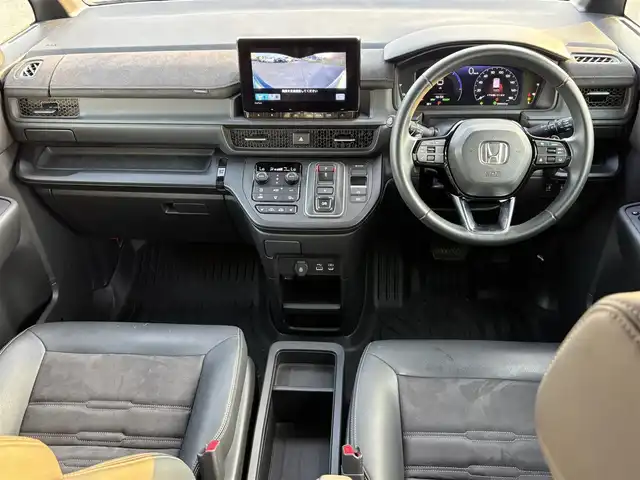 ホンダ ステップワゴン スパーダ eHEV プレミアムライン 福岡県 2022(令4)年 3.1万km 青 フルセグテレビ/全方位カメラ/純正後席モニター/純正ナビ（フルセグテレビ・DVD・CD・Bluetooth）/クルーズコントロール/純正ドラレコ前後/シートヒーター/両側パワースライドドア/ETC/ドアバイザー/プッシュスタート/スマートキー/パワーバックドア