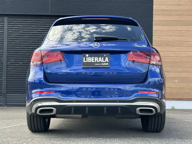 メルセデス・ベンツ ＧＬＣ２２０ d 4マチック AMGライン 宮崎県 2020(令2)年 4.7万km ブリリアントブルーM 純正メモリナビ/・AM/・FM/・Bluetooth/・フルセグTV/・USB/・AppleCarPlay/・AndroidAuto/ブラインドスポットモニター/全方位カメラ/・バック/・フロント/・サイド/パノラミックスライディングルーフ/アクティブクルーズコントロール/・レーンキープ/ETC2.0/前後ドライブレコーダー/パワーバックドア/革巻きステアリング/ステアリングリモコン/パドルシフト/ブラック調コンビシート/・DN席パワーシート/・DN席シートヒーター/マルチビームLEDヘッドライト/・オートライト/・オートマチックハイビーム/アイドリングストップ