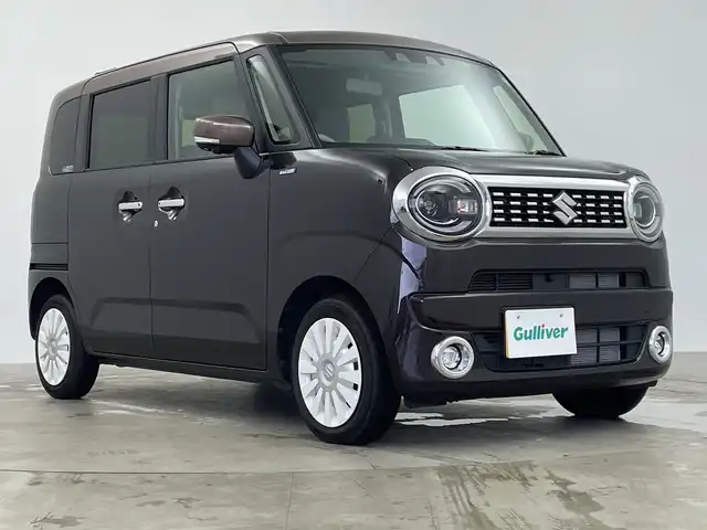 スズキ ワゴンＲ スマイル HYBRID X 鹿児島県 2023(令5)年 0.9万km アーバンブラウンパールM / ウッディブラウン 9インチメーカーオプションナビ/全方位カメラ/Bluetooth/CD/USB/フルセグTV/両側パワースライドドア/ACC/ステアリングスイッチ/シートヒーター/スマートキー/プッシュスタート/アイドリングストップ/衝突軽減システム
