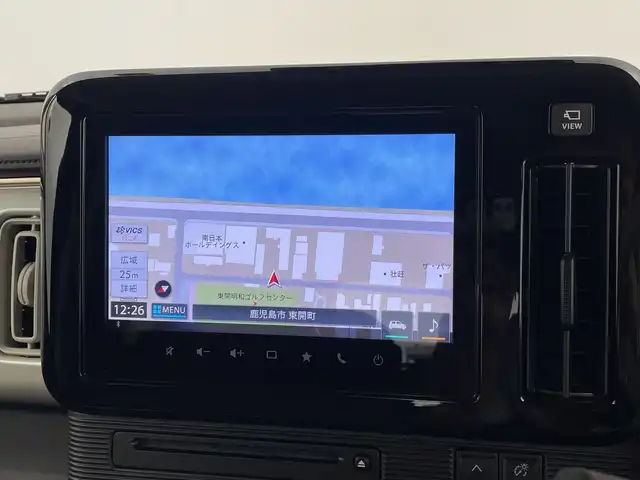 スズキ ワゴンＲ スマイル HYBRID X 鹿児島県 2023(令5)年 0.9万km アーバンブラウンパールM / ウッディブラウン 9インチメーカーオプションナビ/全方位カメラ/Bluetooth/CD/USB/フルセグTV/両側パワースライドドア/ACC/ステアリングスイッチ/シートヒーター/スマートキー/プッシュスタート/アイドリングストップ/衝突軽減システム