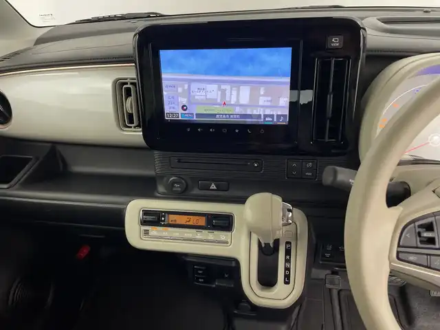 スズキ ワゴンＲ スマイル HYBRID X 鹿児島県 2023(令5)年 0.9万km アーバンブラウンパールM / ウッディブラウン 9インチメーカーオプションナビ/全方位カメラ/Bluetooth/CD/USB/フルセグTV/両側パワースライドドア/ACC/ステアリングスイッチ/シートヒーター/スマートキー/プッシュスタート/アイドリングストップ/衝突軽減システム