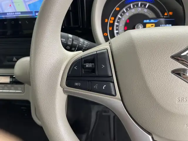 スズキ ワゴンＲ スマイル HYBRID X 鹿児島県 2023(令5)年 0.9万km アーバンブラウンパールM / ウッディブラウン 9インチメーカーオプションナビ/全方位カメラ/Bluetooth/CD/USB/フルセグTV/両側パワースライドドア/ACC/ステアリングスイッチ/シートヒーター/スマートキー/プッシュスタート/アイドリングストップ/衝突軽減システム