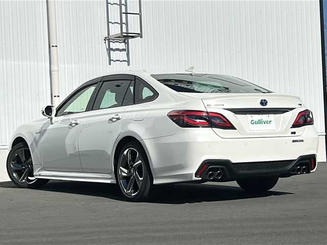 トヨタ クラウン ハイブリッド RS アドバンス 三重県 2018(平30)年 4.4万km ホワイトパールクリスタルシャイン 禁煙/純正ナビ/バックカメラ/BSM/本革シート/デジタルインナーミラー/ETC/スペアキー/前後クリアランスソナー/前方ドラレコ/ステアヒーター/シートヒーター/エアシート/パワーシート/USB給電/レーダークルーズコントロール/三眼LEDヘッドライト/電動格納ミラー