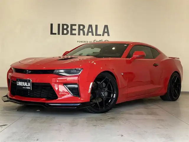 シボレー カマロ SS 熊本県 2018(平30)年 3.7万km 赤 サンルーフ/フロントスポーツバケットレザーシート/シートヒーター/シートクーラー/前席パワーシート/BOSEプレミアムサラウンドシステム/Brembo製ブレーキシステム/Rohana20インチアルミホイール/社外エアロパーツ/ダウンサス/BLITZ製GPSレーダー探知機/コンチネンタル・ExtremeContact DWS06プラス/アンビエントライト/社外ナビ/純正ディスプレイオーディオ/AppleCarPlay/androidauto/USB/Bluetooth/バックカメラ/コーナーセンサー/ヘッドアップディスプレイ/ドライブレコーダー/置くだけ充電/クルーズコントロール/ブラインドスポットモニター/パワートランク/ETC2.0/【カマロ SS レッドホット（WA687F）】