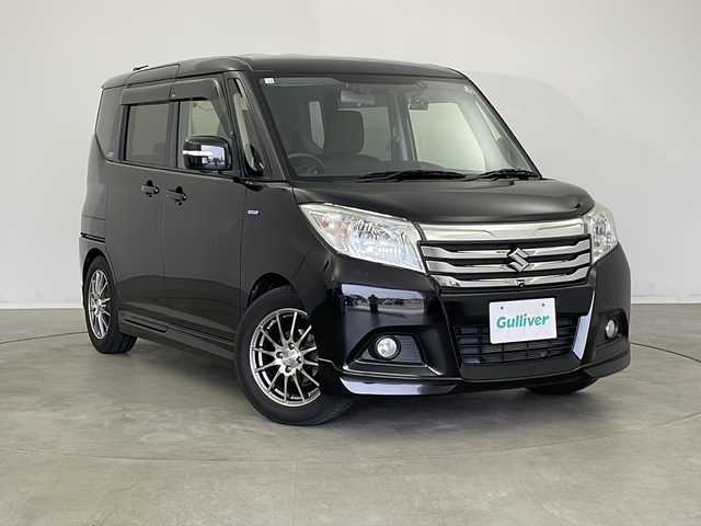 スズキ ソリオ HV MZ Dカメラ ブレーキS 新潟県 2016(平28)年 5.9万km スーパーブラックパール メーカー純正メモリナビ/(CD.DVD.フルセグ.Bluetooth)/全方位カメラ/革巻きステアリング/ステアリングリモコン/クルーズコントロール/HIDオートライト/フォグランプ/両側パワースライドドア/プッシュスタート/スマートキー×2/純正フロアマット/スタッドレスタイヤ純正AWセット車載